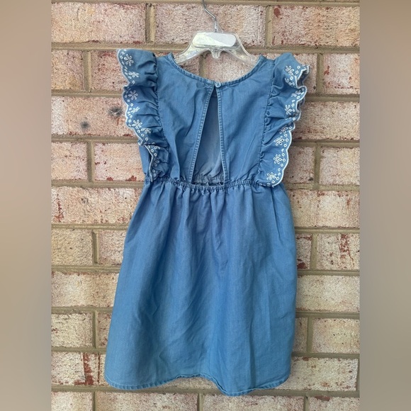 Okie Dokie Blue Dress Toddler & Little Girls Size 5 - Picture 2 of 6